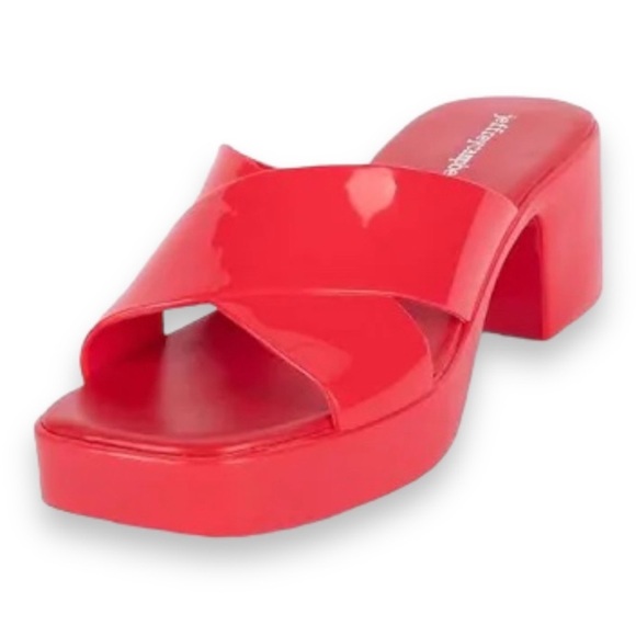 Jeffrey Campbell Shoes - LIKE NEW! Jeffrey Campbell Red Bubblegum Platform Shoes Size 8